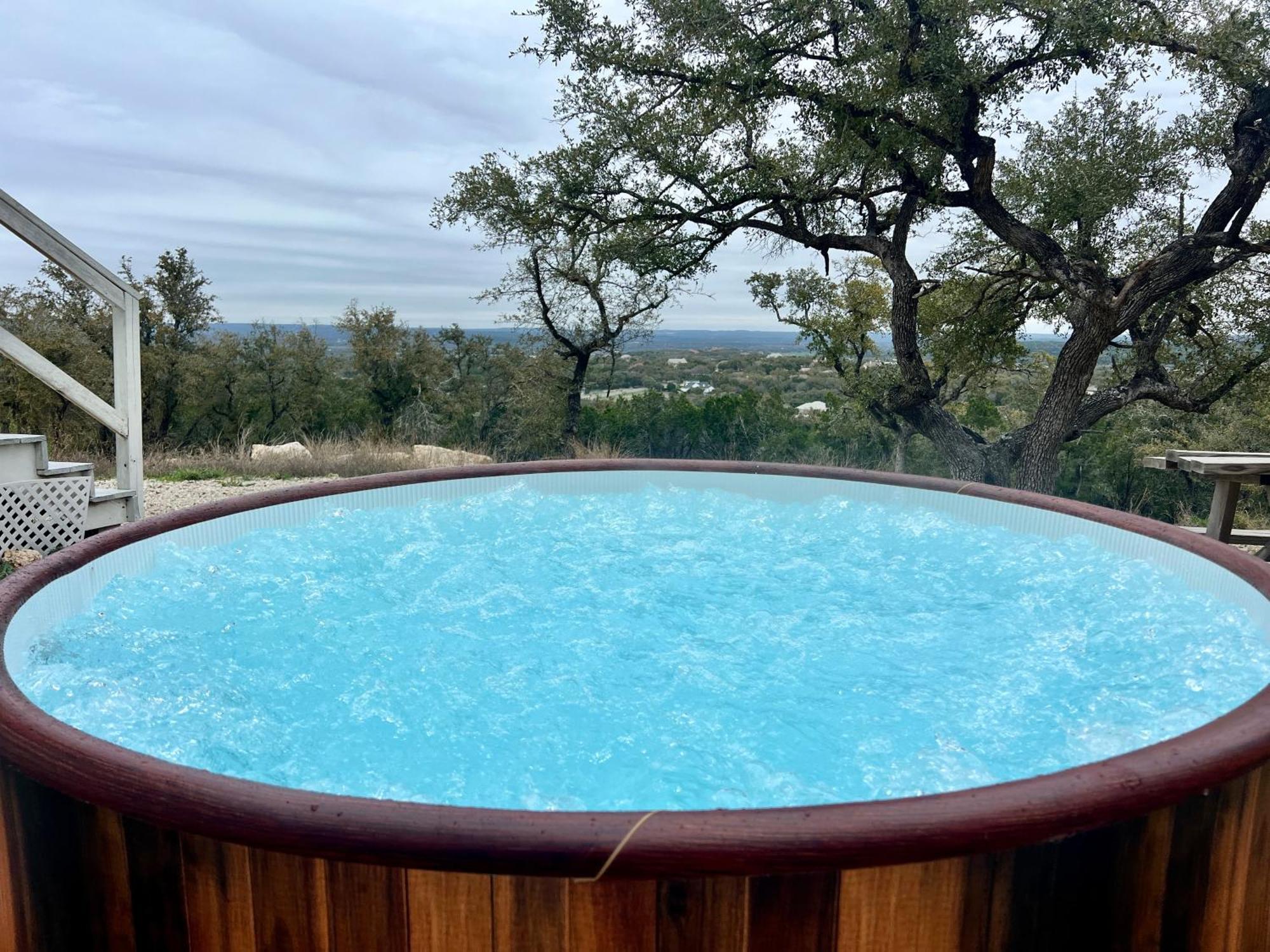 The Perch- Texas Tiny Haus With Amazing Views Villa Spring Branch Exterior foto